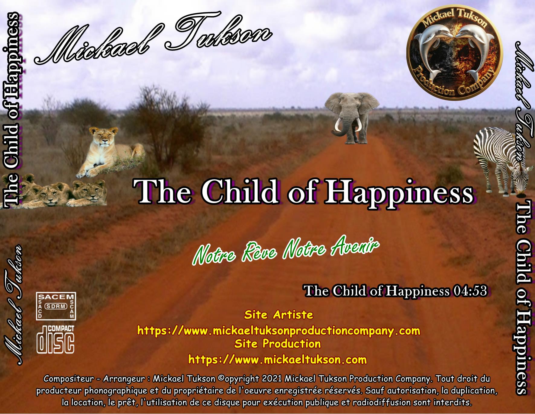 Pochette arrière — The Child of Happiness